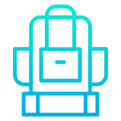 Sticker - Outline Gradient Office Bag icon