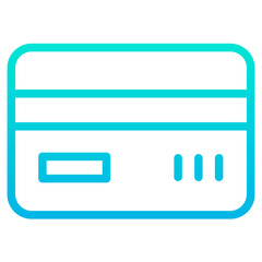 Sticker - Outline Gradient Card icon