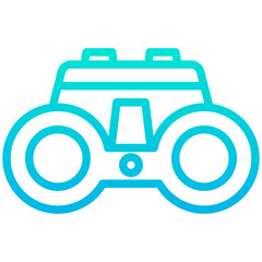 Poster - Outline Gradient Binoculars icon