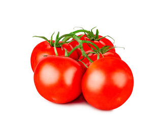 Tomatoes isolated on a white background