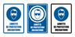 lunette de protection obligatoire equipement sécurité travail EPI icones rond bleu