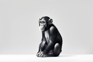 nature portrait monkey mammal wildlife animals ape wild primate black