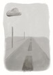 Ilustración carretera por el desierto 