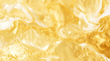 Crumpled Gold Foil Texture.
Generative Ai Image.
