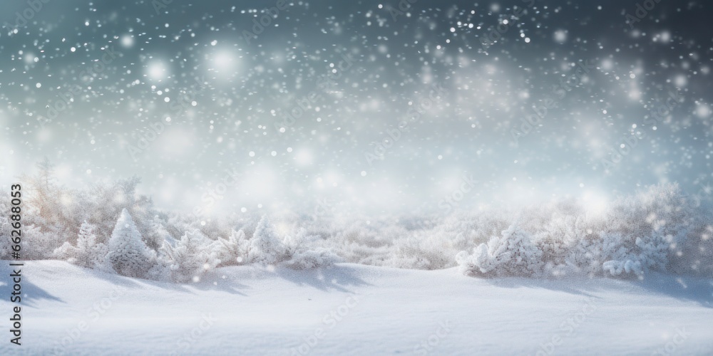 Shimmering Snowflakes with Glittering and Happy Effect: Christmas ...