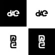 © ahmad ayub prayitno - dae initial letter monogram logo design set