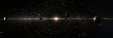 Fototapeta Kosmos - 広大な宇宙と惑星と軌道のアブストラクト背景素材
