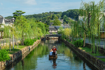 Wall Mural - Scenery of Kurashiki Bikan Historical Quarter in Okayama, Chugoku, Japan