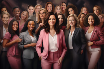 Wall Mural - photo of women She organized a support network for women entrepreneurs