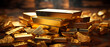 Piles of Gold Bars or Lingots