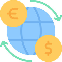 Poster - Money exchange icon