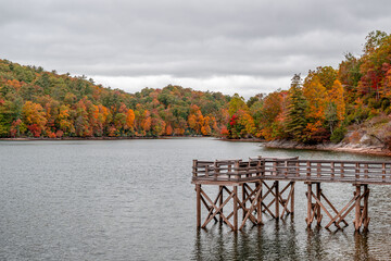 Wall Mural - lake glenville nc