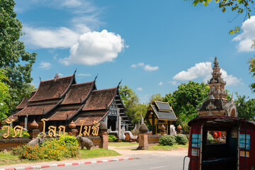 Sticker - Wat Lok Molee temple in Chiang Mai, Thailand