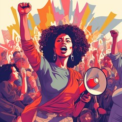 Social Justice Themed Illustration