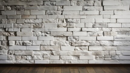  A white brick wall background.