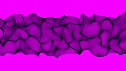 Wall Mural - animated dynamic abstract smoke geometric fabric silk  glossy background