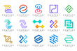 © gemilang - Set of abstract letter z logo design. icons for business of luxury elegant, simple with colorfulness