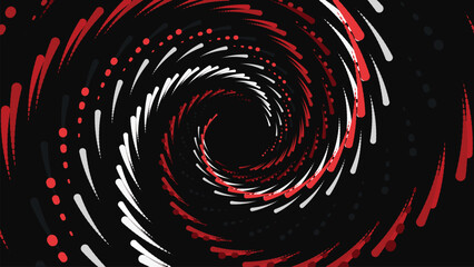Wall Mural - Abstract spiral vortex symbol logo background in dark color. This can be used as a logo or background wallpaper.