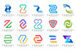 © gemilang - Set of abstract letter z logo design. icons for business of luxury elegant, simple with colorfulness