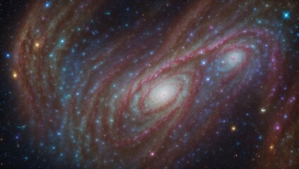 Wall Mural - A Very Large Spiral Galaxy