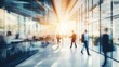 © Krtola  - Blurred business space with employees