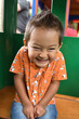 Portrait of a happy smiling little child