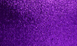 Violet metallic foil water glass clumping texture decoration