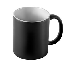 Wall Mural - Black mug mockup