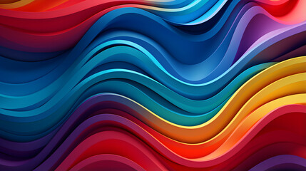 Wall Mural - abstract colorful background