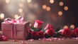 © Matthew - Valentine background banner with copy space
