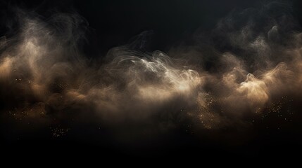 Wall Mural - wallpaper image of dancing smoke in a luminous dream - a mystical journey. generative ai