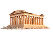 Parthenon, Athens, Greece isolated
