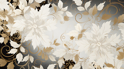 Poster - background with flowers