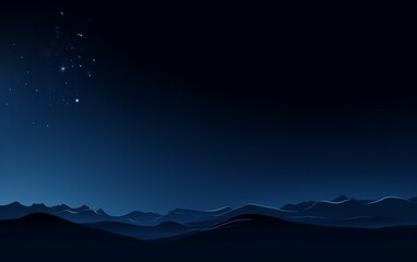 Wall Mural - night starry sky with stars and planets suitable as background