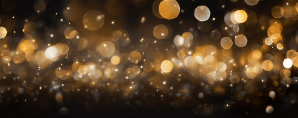 Wall Mural - glitter defocused abstract Twinkly Lights Christmas Background.