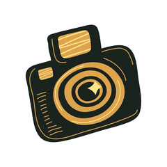 Sticker - photo camera illustration