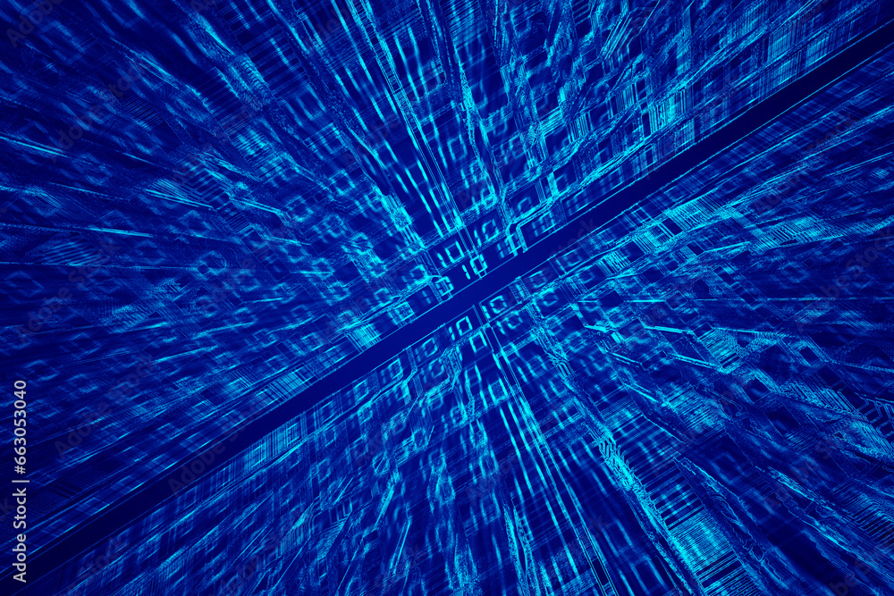 Radial motion 01 data, Internet spatial sensing technology background ...