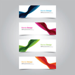 Wall Mural - vector abstract design banner web template