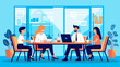 © DRN Studio - Concept vector illustration of business meeting.