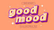 © Danhood - 3d cartoon vector text effect. editable font style