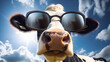 © Little - Funny cow sunglasses farm