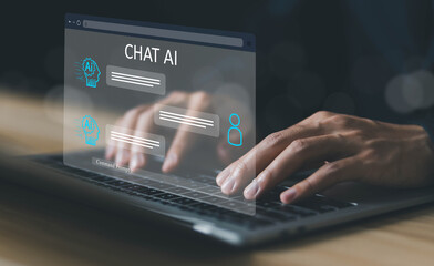command prompt chatbot generates information, and bot artificial intelligence open for customers. co
