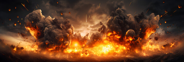 abstract explosion background