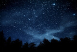 Fototapeta Kosmos - illustration of a view of stars in the night sky