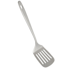 Stainless Steel Spatula Turner Isolated On White Background.