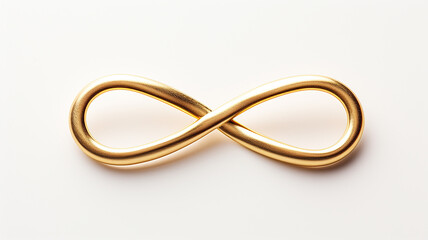 Wall Mural - glowing infinity symbol isolated sign on the background