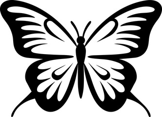 Wall Mural - Butterfly Icon Illustration