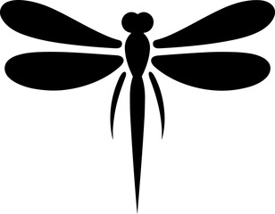 Wall Mural - Dragonfly Icon Illustration