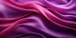 Abstract fashion background of bright purple gradient silk fabric with waves. Banner with particle drapery background. Banner size.