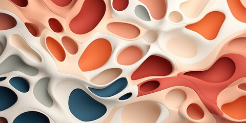 Wall Mural - organic lines as abstract wallpaper background design
